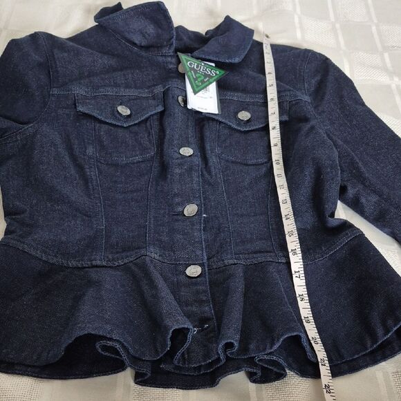Guess Dark Blue Denim Jacket - Picture 9 of 16